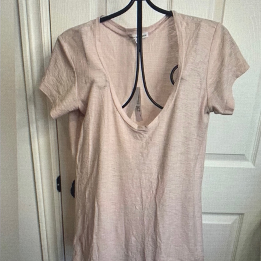 Women's V-Neck Pink Top